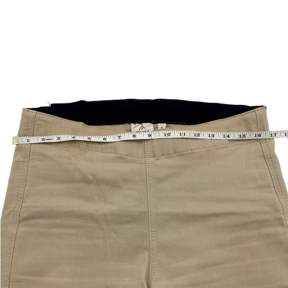 Miraclebody Elastic Waist Tan Chino Pants - image 4